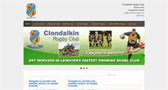 Desktop Screenshot of clondalkinrugby.com